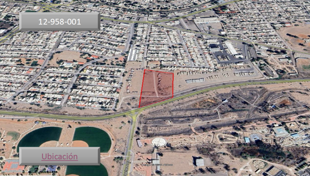 LOTE 1 TERRENO CON UNA SUPERFICIE DE  13,098.25 M2 BLVD. SERNA, HILLO., SON.